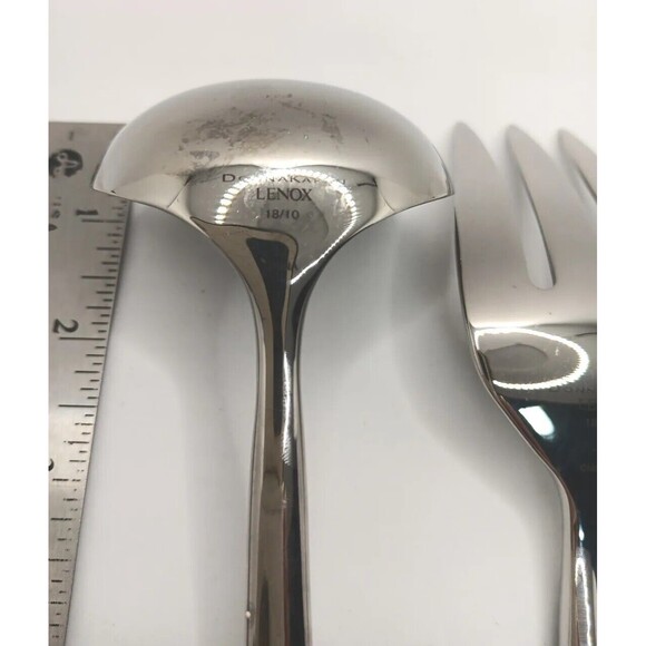 Donna Karan Ascend by LENOX 3 Piece Server Hostess Set 18/10 Stainless New - Picture 3 of 5